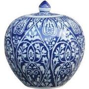 Fine Asianliving Chinese Gemberpot Blauw Porselein D27xH30cm