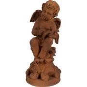 Clayre & Eef Decoratie Beeld Engel 36 cm Bruin Polyresin Religious scu...
