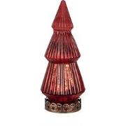 Clayre & Eef Kerstdecoratie met LED-verlichting Kerstboom Ø 7x16 cm Ro...