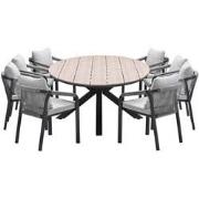 Garden Impressions Tarera tuinset 9-delig - Tulli tuintafel 280x140xH7...