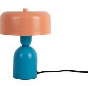 Leitmotiv - Tafellamp Double Funky - Aqua blue & peach orange