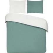 DoubleDry Dekbedovertrek 100% Percal Katoen - Eenpersoons 140x200/220 ...