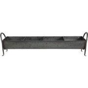 Clayre & Eef Planthouder  72x16x20 cm Grijs Ijzer Rechthoek Bloempot b...