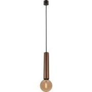 Tabora pendellamp E27 (excl) zwart + geborsteld brons