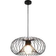 JULIA 1x E27 pendel Ã˜43cm zwart