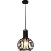 RAGA 1x E27 pendel zwart+koper Ã˜23,5cm