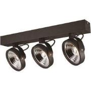 PULSE-3 zwart 3x AR111 (incl)