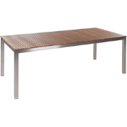 Beliani VIAREGGIO - Tuintafel-Lichte houtkleur-FSC® gecertificeerd tea...