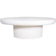 Salontafel Ovaal - Beige - Betonlook - 120cm - Salontafel Esra