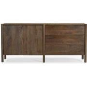 Dressoir Bruin - 2 Deuren Soft Close - 190x40x85cm - Laurie