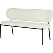 Eetkamerbank Beige Stof - Diepte 63cm - Zitbreedte 160cm - Maddie