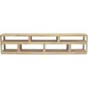Tv-meubel Naturel Mangohout - 200x35x45cm - Eline