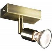 RUNE 3 WANDL 1XGU10 LED 5W dim STAND BRONS