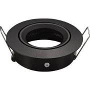 SATURN inbouwspot richtbaar GU10 (excl.Lamp) mat zwart 83mm