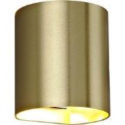 Dorada muurlicht geborsteld goud G9 excl (max 40W)