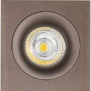 Mozes III brons inbouwspot 1x 5W LED GU10 dimbaar incl.