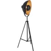 Mexlite - vloerlamp - Sunflower - zwart - metaal - Ø 74cm - E27 - 3664...