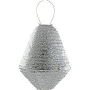 LUMIZ Solar tuinverlichting Marrakesh Can - 30 cm - Zilver