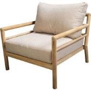Mare lounge chair teak/multi natural AW