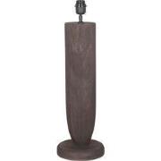PTMD Tafellamp Lorinne 2 - 20x20x55 cm - Hout - Bruin