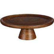 Mica Decorations Tallo Plateau - 30x30x10 cm - Hout - Donkerbruin