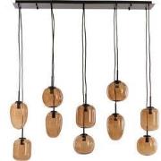 Light & Living - Hanglamp MEZZA - 120x18x23cm - Bruin