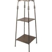 Clayre & Eef Opbergrek  39x39x105 cm Bruin Ijzer Vierkant Plantenrek