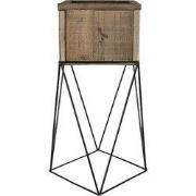 Clayre & Eef Planthouder  28x28x50 cm Bruin Hout Bloempot
