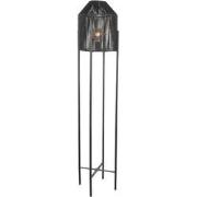 LABEL51 Vloerlamp Ibiza - Zwart - Jute - Vloerlamp