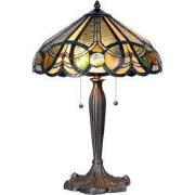 Lumilamp Tiffany Tafellamp Ø 41x61 cm Beige Groen Glas
