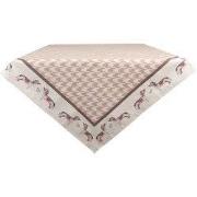 Clayre & Eef Tafelkleed  100x100 cm Bruin Katoen Vierkant Teckel Tafel...
