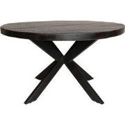 Starfurn Eettafel Denver Black | 130 cm | Rond