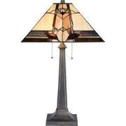 Lumilamp Tiffany Tafellamp 80 cm Beige Glas