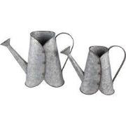 Clayre & Eef Decoratie Gieter  40x16x29 cm Grijs Metaal Woonaccessoire...