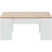 Salontafel met Opklapbaar Blad L100 cm - Alida