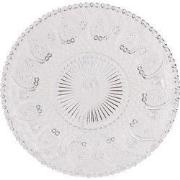 Clayre & Eef Dinerbord  Ø 25 cm Glas Rond Eetbord