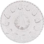 Clayre & Eef Ontbijtbord  Ø 20 cm Glas Rond Bord