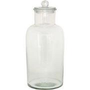 Clayre & Eef Voorraadpot  Ø 15x35 cm Glas Voorraadbus