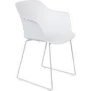 Housecraft Living Tango Eetkamerstoelen armleuning Wit - Set van 2