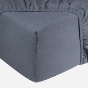 DoubleDry Hoeslaken Jersey 100% Katoen - Tweepersoons 140x200 cm - Zac...