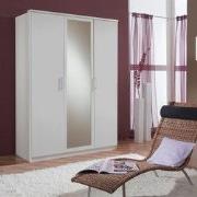 Kast met 2 deuren en 1 spiegeldeur - L135 cm