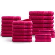 DoubleDry Hotel Handdoeken 30-delig Set - 100% Katoen 500 g/m2 - Zacht...