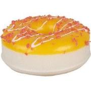 Clayre & Eef Decoratie Donut Ø 8x3 cm Geel Kunststof