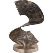 PTMD Manoa Decoratief Beeld - 28x22x38 cm - Aluminium - Goud