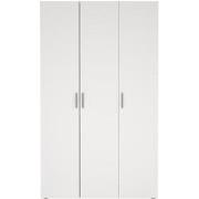 Kleerkast met 3 deuren wit H200,9 cm  LANA