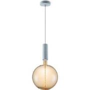 Home sweet home hanglamp Saga beton Spiral g260 - amber
