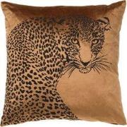 Dutch Decor SIMBA - Kussenhoes met dierenprint 45x45 cm Tobacco Brown ...