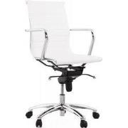MEGA design bureaufauteuil 68x68x101 cm Wit