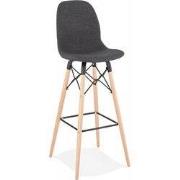 GALACTIK design barkruk 46x46x111 cm Grijs