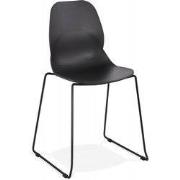 NUMERIK designstoel 54x50x85 cm Zwart